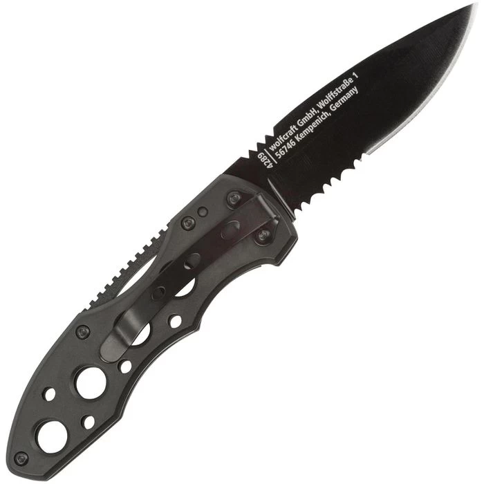 Wolfcraft Klappmesser 4289000, KlingenlĂ€nge 7,5cm, Aluminium, Schwarz â Bild 8