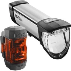 Busch-mueller Busch+Müller Fahrradbeleuchtung Ixon Core + IXXI, Front Und Rücklicht Set, LED, USB Aufladbar