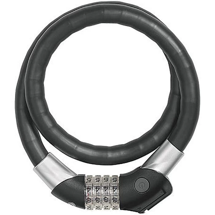 Abus Fahrradschloss Raydo Pro Steel-O-Flex 1460/85, Kabelschloss, LĂ€nge 85cm, Sicherheitslevel 6