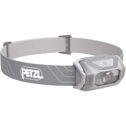 Petzl Stirnlampe Tikkina LED, 300 Lumen, Rotlicht, Wasserdicht, Grau
