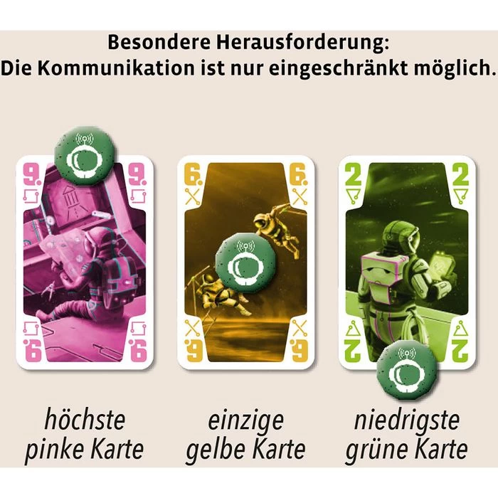 Kosmos Kartenspiel 691868 Die Crew, Ab 10 Jahre, 2-5 Spieler â Bild 5