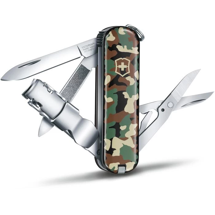 Victorinox Taschenmesser Nail Clip 580 0.6463.94, Camouflage, 8 Funktionen – Bild 3