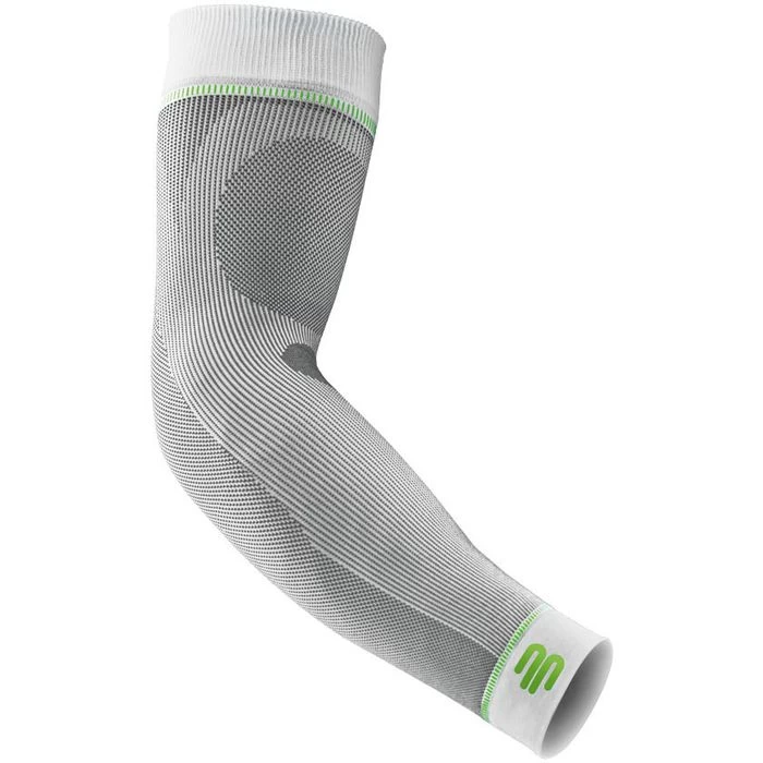 Bauerfeind Armling Sports Compression Sleeves Arm, Gr. S (x-lang), Weiß, Beidseitig Tragbar, 2 Stück