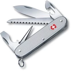 Victorinox Taschenmesser Farmer Alox 0.8241.26, Silber, 9 Funktionen