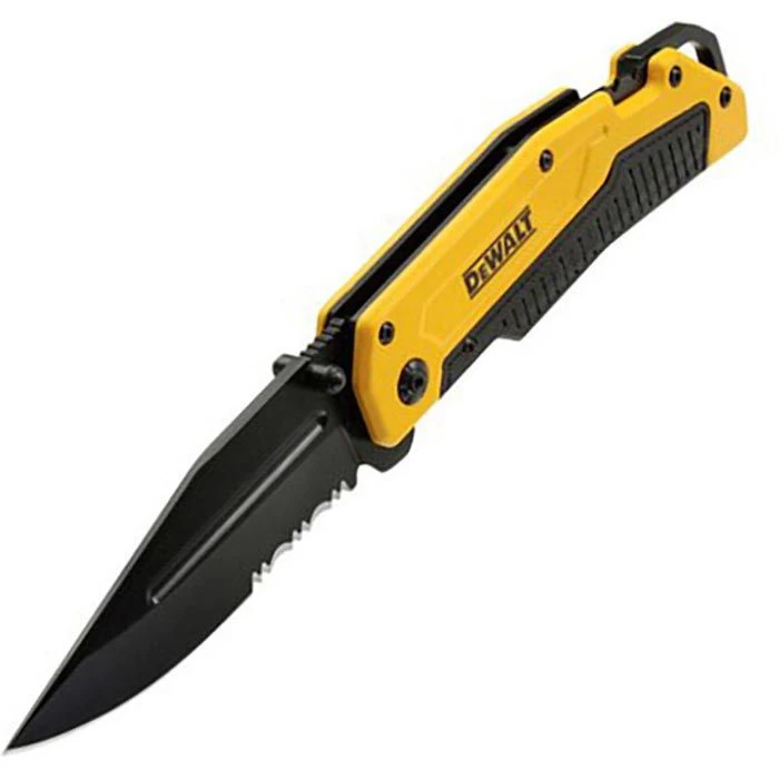 DeWalt Klappmesser DWHT0-10313, KlingenlÀnge 8,6cm, Aluminium, Gelb / Schwarz