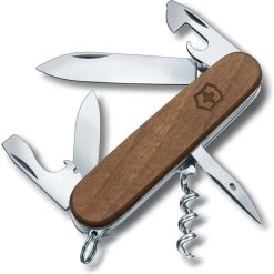 Victorinox Taschenmesser Spartan Wood 1.3601.63, Holzgriff, Nussbaum, 10 Funktionen
