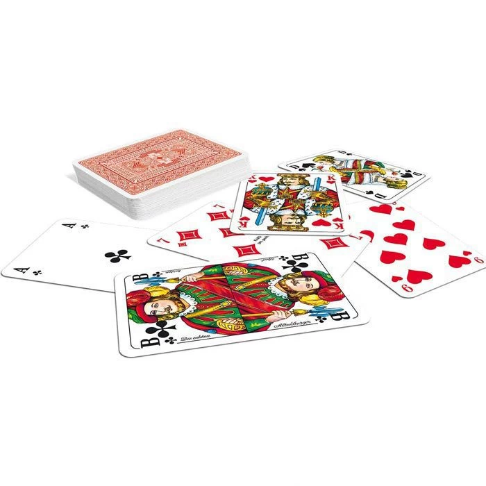 ASS Spielkarten Altenburger 70006 Skat, 32 Karten, Leinen, Französisches Bild – Bild 2