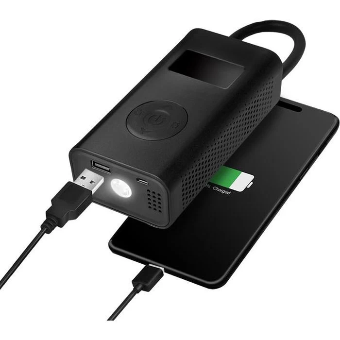 LogiLink Luftpumpe PA0265, Air Compressor, Akkupumpe, Mit Manometer â Bild 5