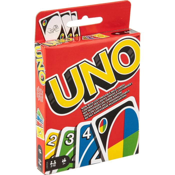 Uno Kartenspiel Von Mattel, Ab 7 Jahre, 2-10 Spieler