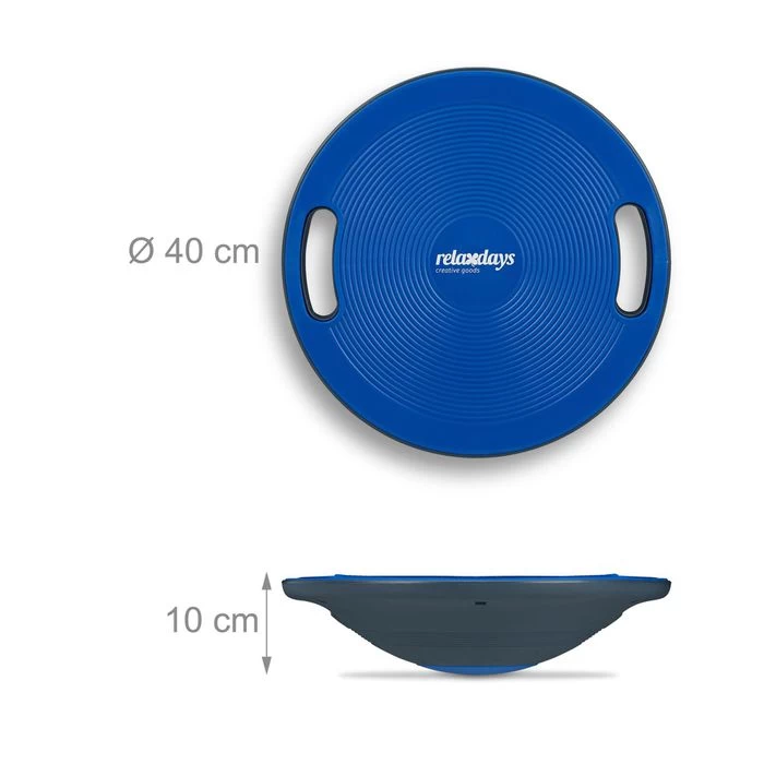 Balance-Board Relaxdays Ø 40cm, Blau – Bild 2