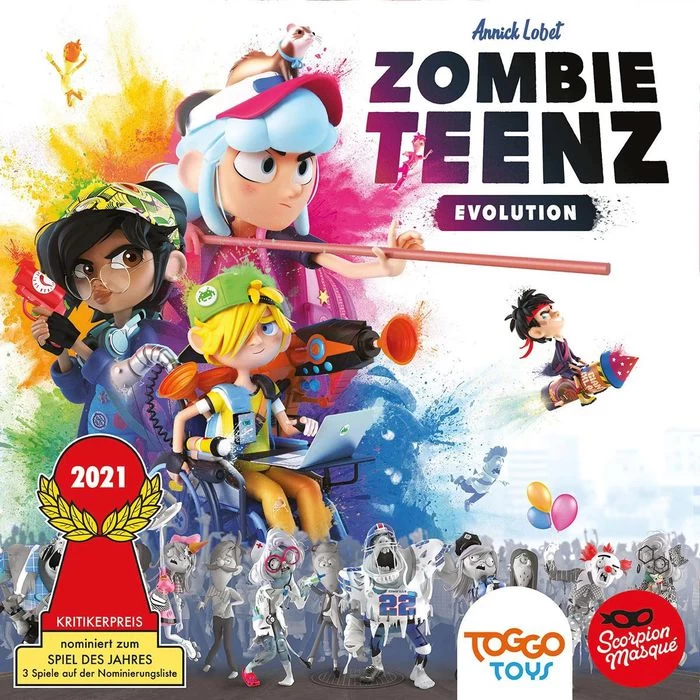 Asmodee Brettspiel LSMD0013 Zombie Teenz Evolution, Ab 8 Jahre, 2-4 Spieler – Bild 3