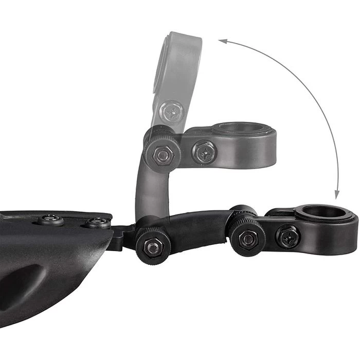 Relaxdays Schutzblech 10026024, Radgröße 24 - 28 Zoll, Schwarz, Set Vorne Hinten – Bild 4