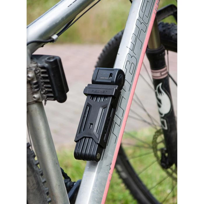 Fischer-MTS Fahrradschloss 85852, Faltschloss, Länge 85cm, Sicherheitslevel 8 – Bild 5