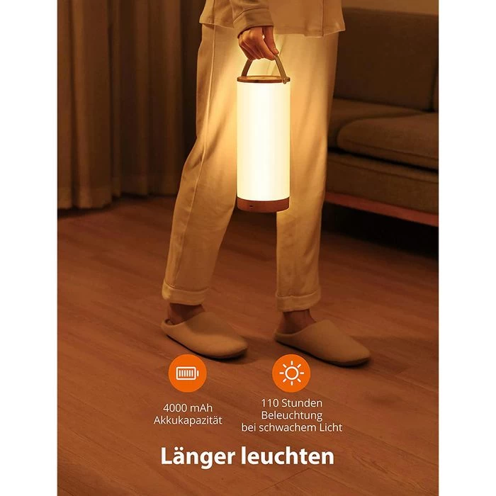 Sympa Campinglampe SP-DL008 LED, 300 Lumen, Dimmbar, RGB, Spritzwassergeschützt – Bild 3