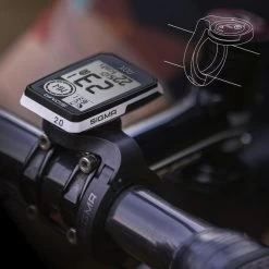 Sigma Fahrradcomputer ROX 2.0 GPS, Top Mount Set, Kabellos, Weiß, Mit GPS, Wasserdicht