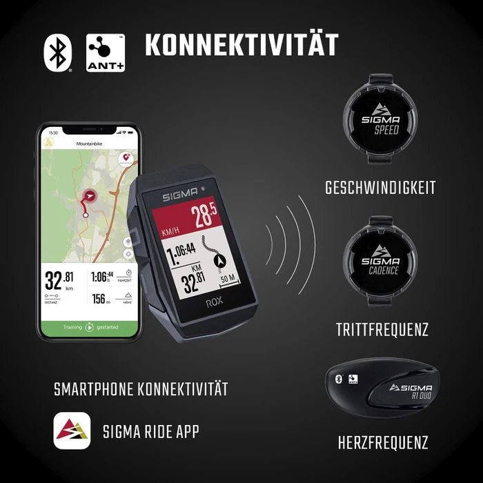 Sigma Fahrradcomputer ROX 11.1 Evo GPS 01030, Kabellos, Schwarz, Mit GPS, Wasserdicht – Bild 6