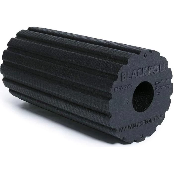 BLACKROLL Faszienrolle Groove Standard, 30 X 15 Cm, Schwarz – Bild 2