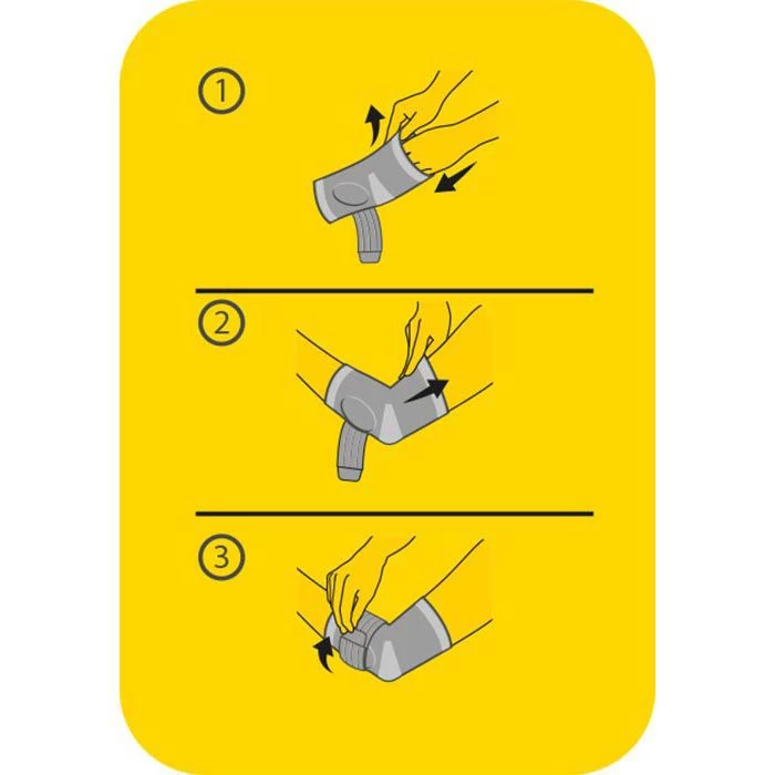 3M FUTURO Ellenbogenbandage 47863, Für Links & Rechts, Grau, Größe L – Bild 6