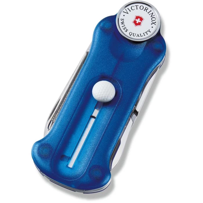 Victorinox Taschenmesser Golf Tool 0.7052.T2, Blau Transparent, 10 Funktionen – Bild 2