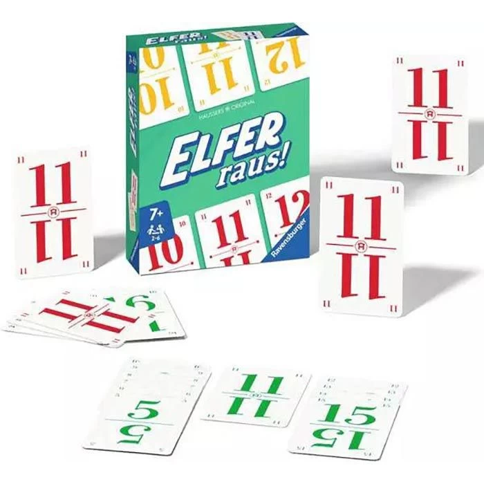 Ravensburger Kartenspiel 207541 Elfer Raus!, Ab 7 Jahre, 2-6 Spieler – Bild 2
