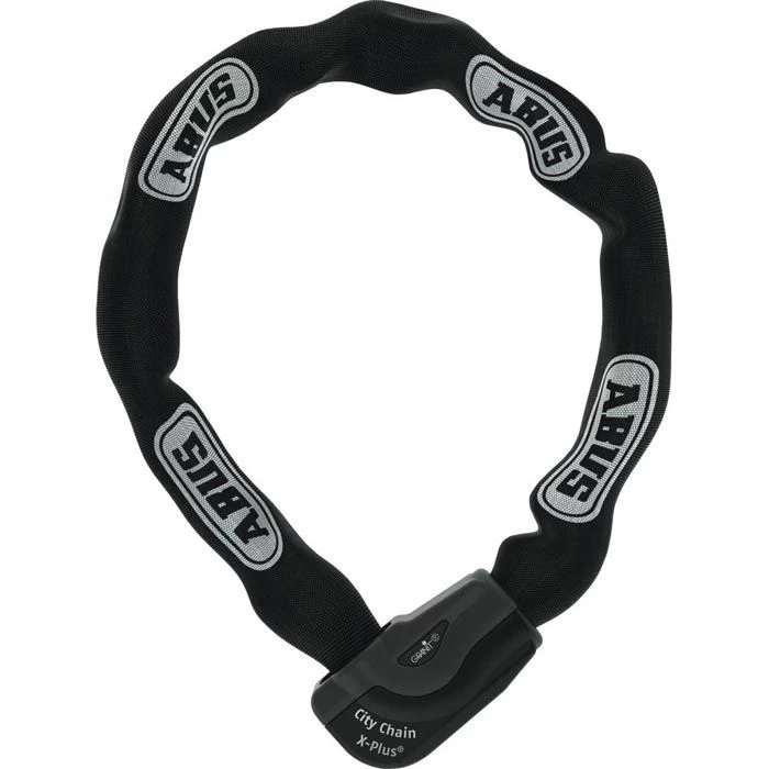 Abus Fahrradschloss CityChain X-Plus 1060/110, Kettenschloss, LĂ€nge 110cm, Sicherheitslevel 15