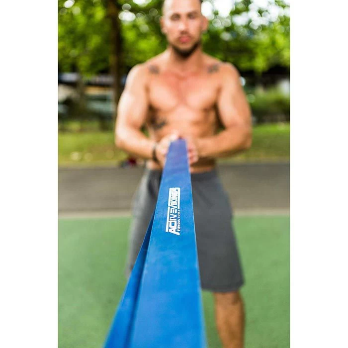 ActiveVikings Fitnessband Pull-Up, 1m, Mittlerer Widerstand, Blau, Loop â Bild 5