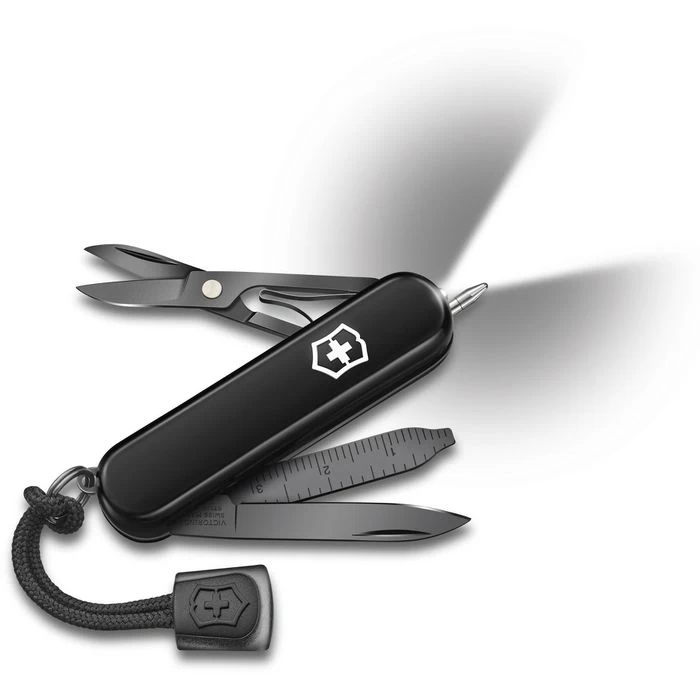 Victorinox Taschenmesser Signature Lite Onyx Black, 0.6226.31P, Schwarz, 8 Funktionen