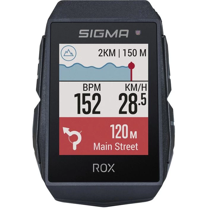 Sigma Fahrradcomputer ROX 11.1 Evo GPS, HR Set, Kabellos, Schwarz, Mit GPS, Wasserdicht â Bild 7