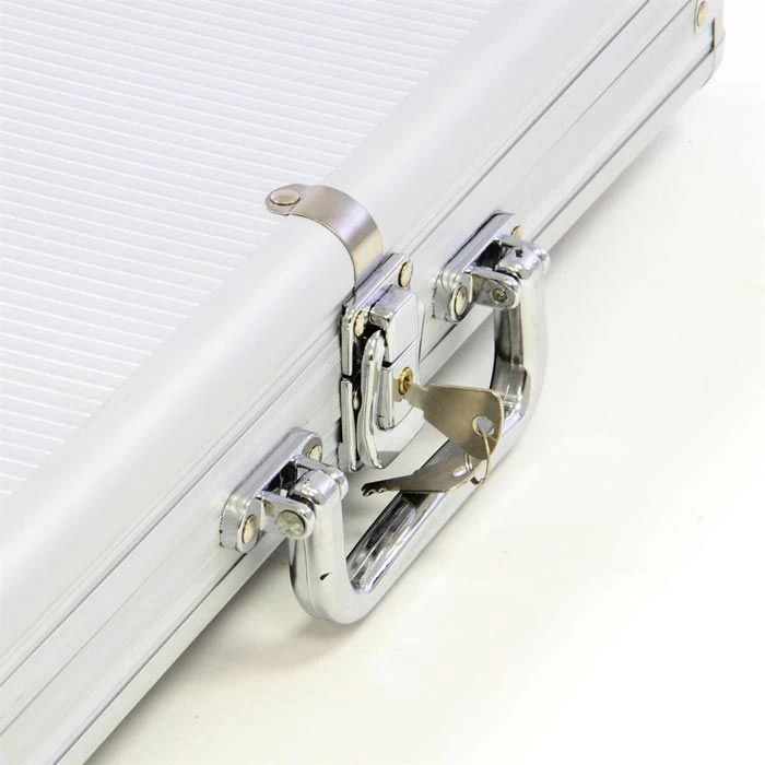 Nexos Pokerkoffer FP32521 Luxus Trolley, Alu-Koffer Mit Rädern, 3 Decks, 1000 Chips – Bild 5