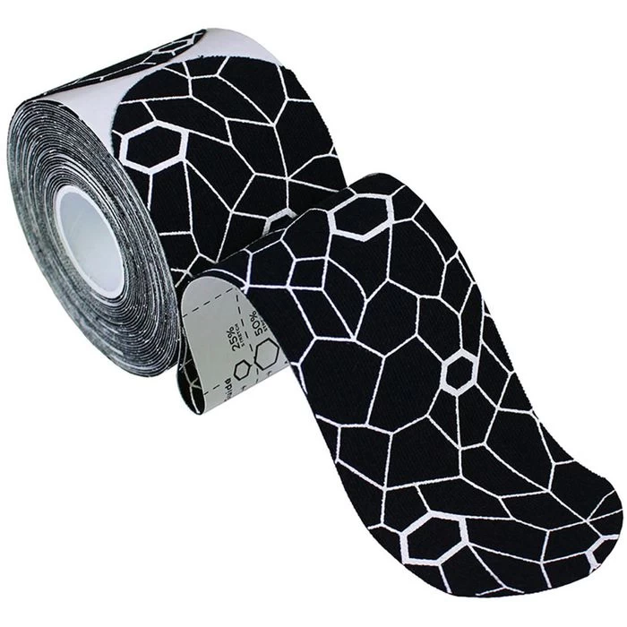 THERABAND Kinesio-Tape XactStretch Precut, 25,4 X 5 Cm, Wasserfest, Elastisch, Schwarz/weiß
