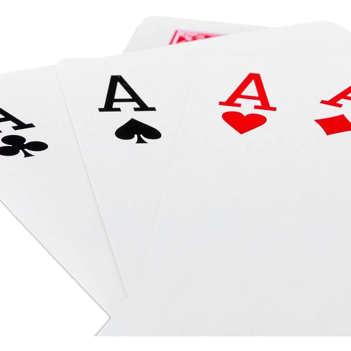 Relaxdays Spielkarten 10023627, Jumbo Pokerkarten, 54 XXL-Karten, Plastik, Anglo-Amerikanisches Bild â Bild 5